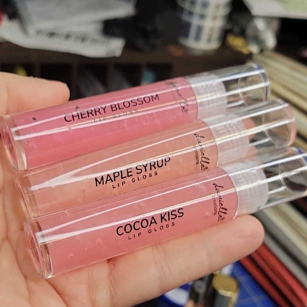 Danielle Creations Lip Gloss Set Natural Shine Set of 3 New